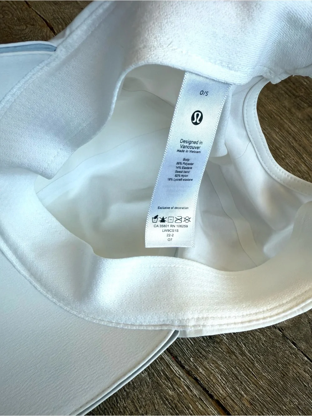 lululemon athletica White Performance Hat